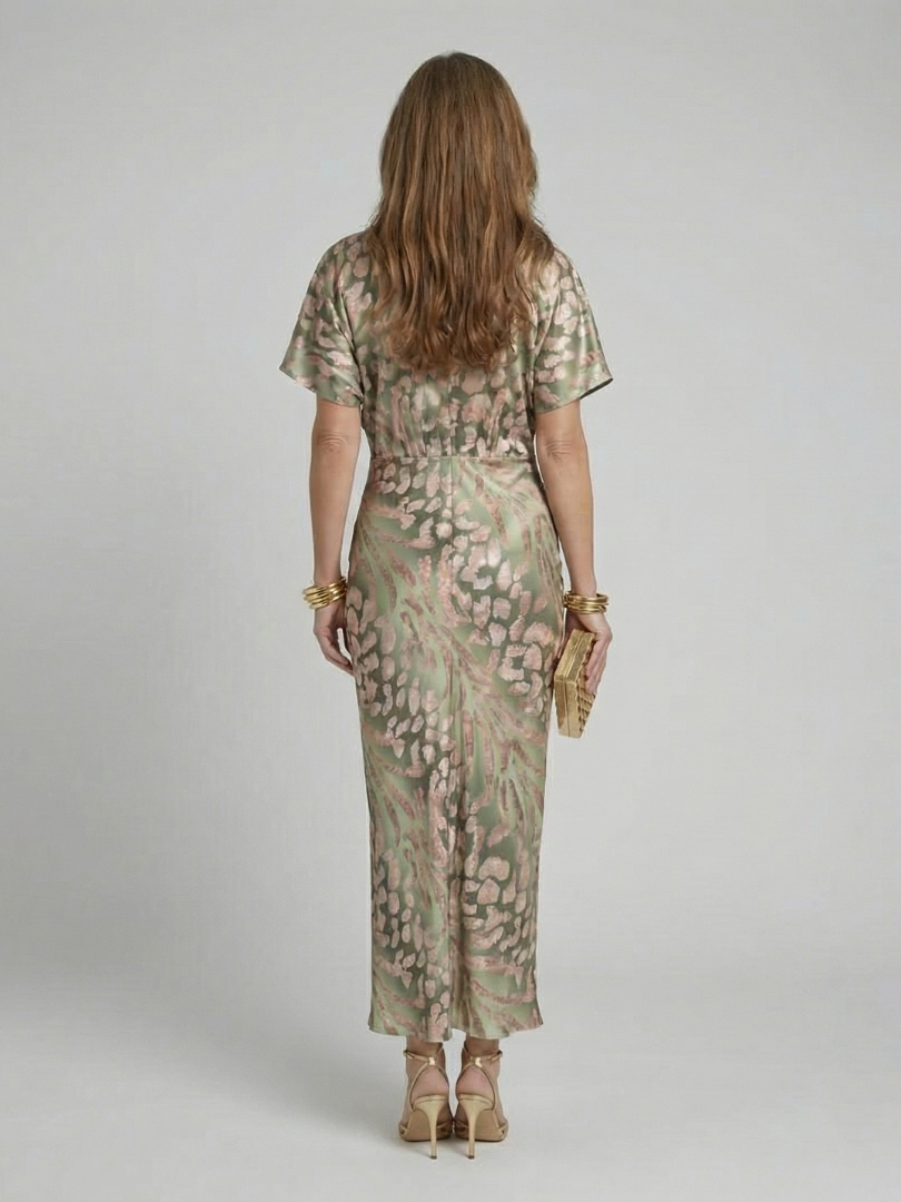 Marisol | Twist-Waist Midi Dress