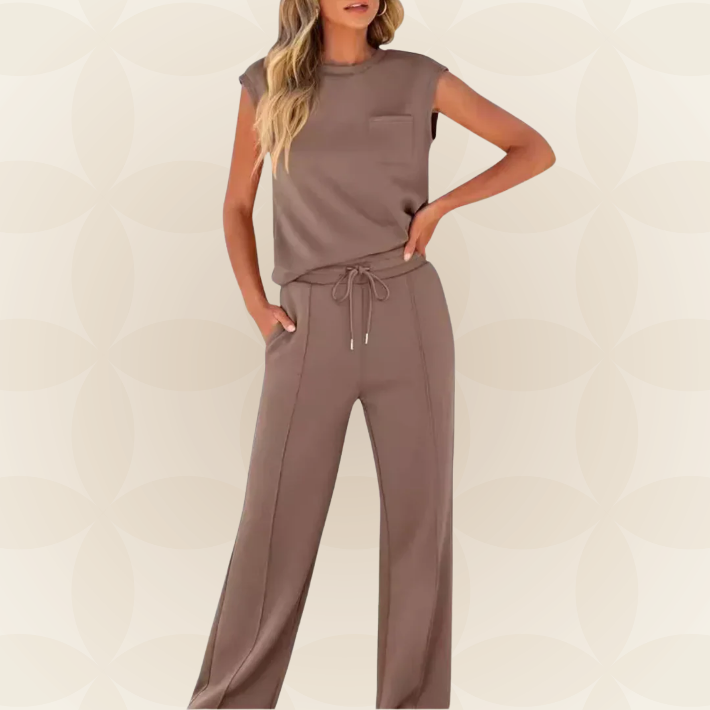 M&H | Two-Piece Lounge Set in Soft Knit