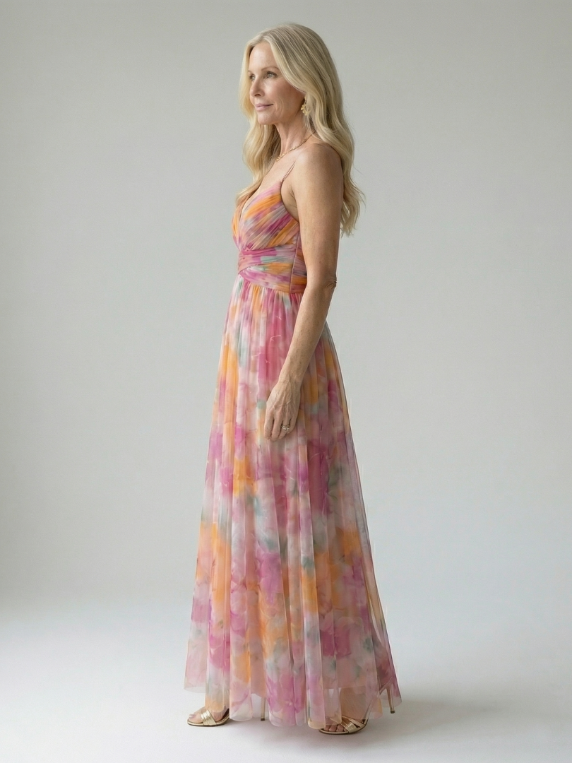 Maya | Sleeveless Wrap Maxi Dress