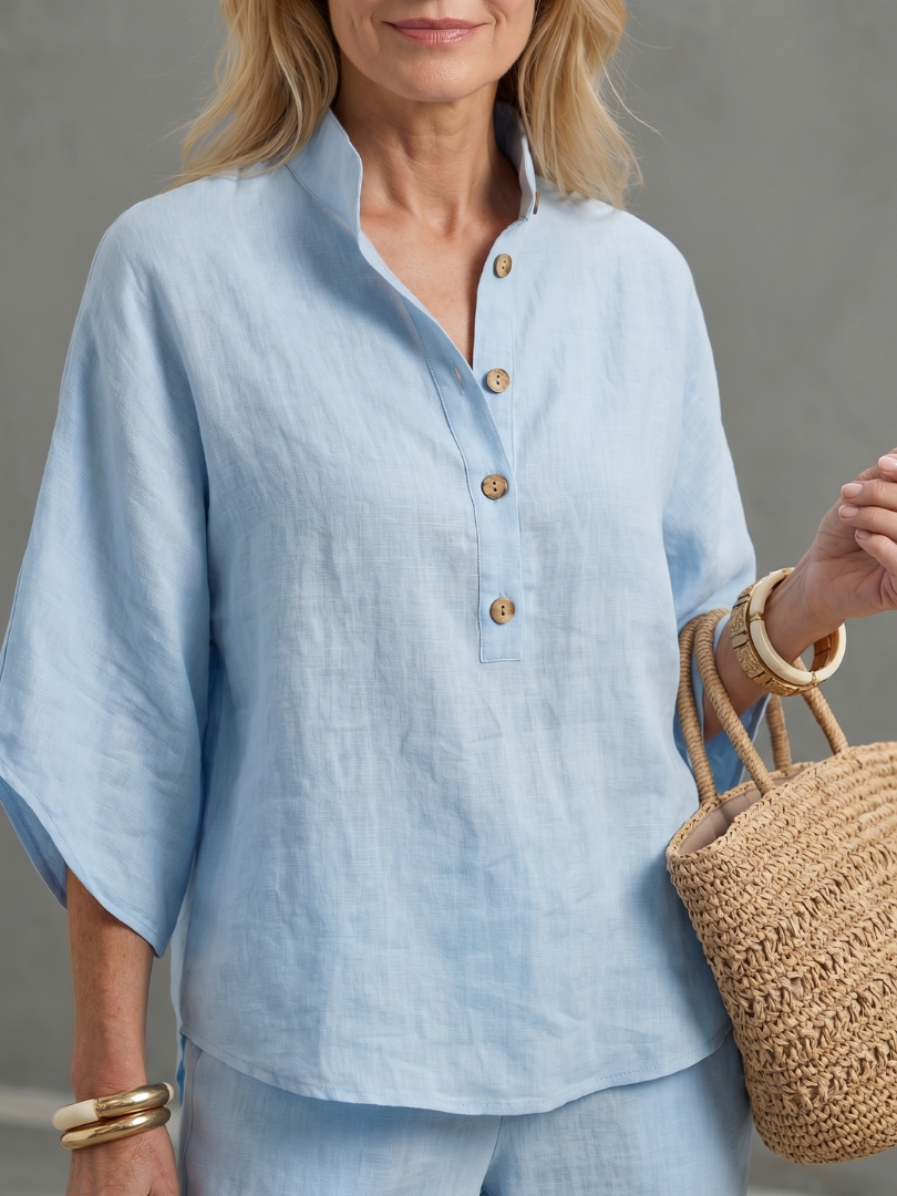 Sienna | Button Front Tunic Set