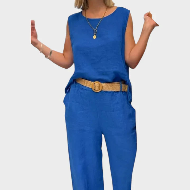 Marisol | Two-Piece Set, Belted Waist