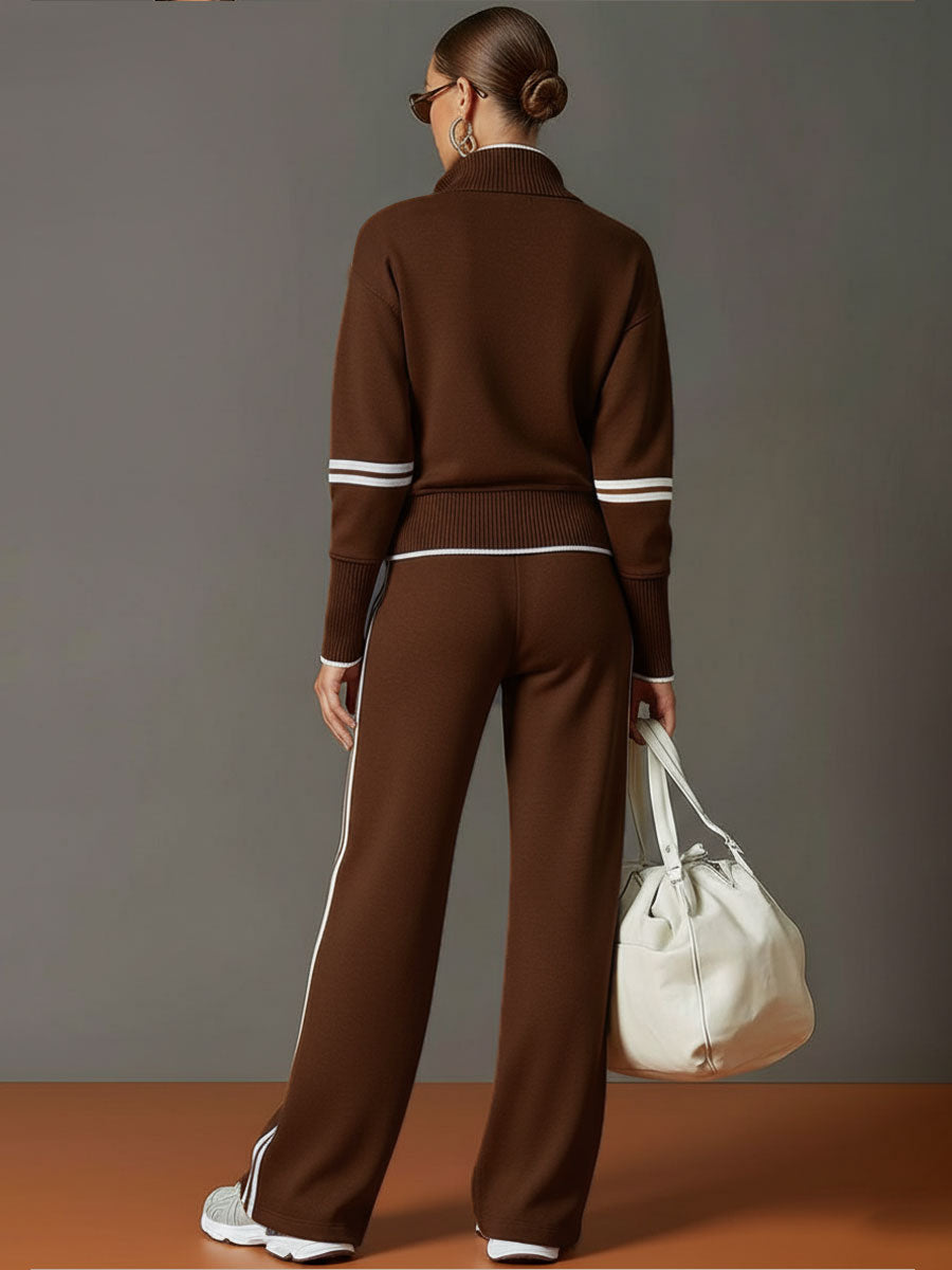 M&H | Two-Piece Set with Wide-Leg Pants