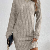 Beverly | Ribbed Textured Sweater Dress