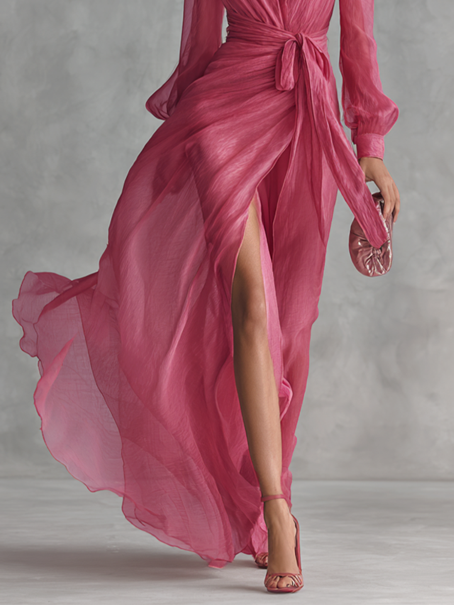 Vivian | Chiffon Maxi Dress