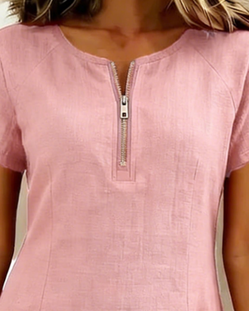 Scarlett | Cotton-Linen Dress