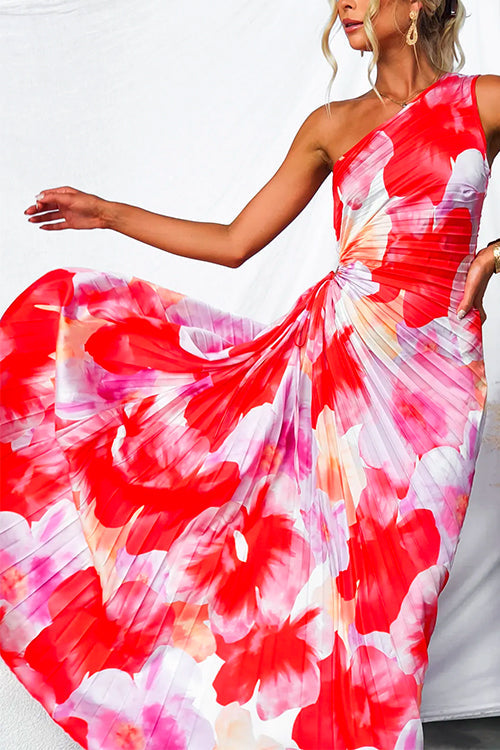 Camila | Pleated Off-the-Shoulder Dress
