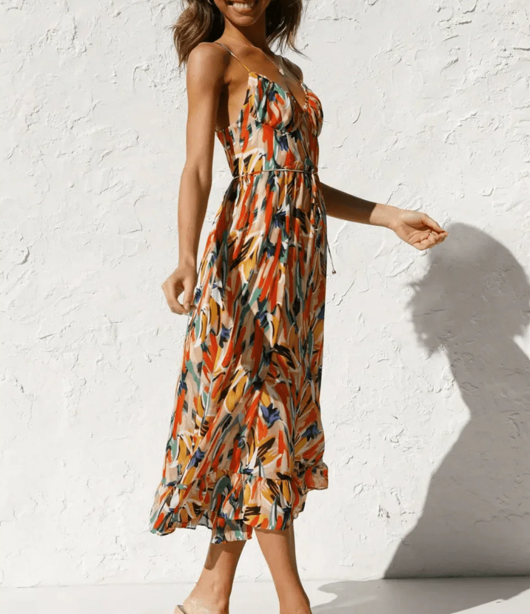 Jasmine | Shimmering Midi Dress