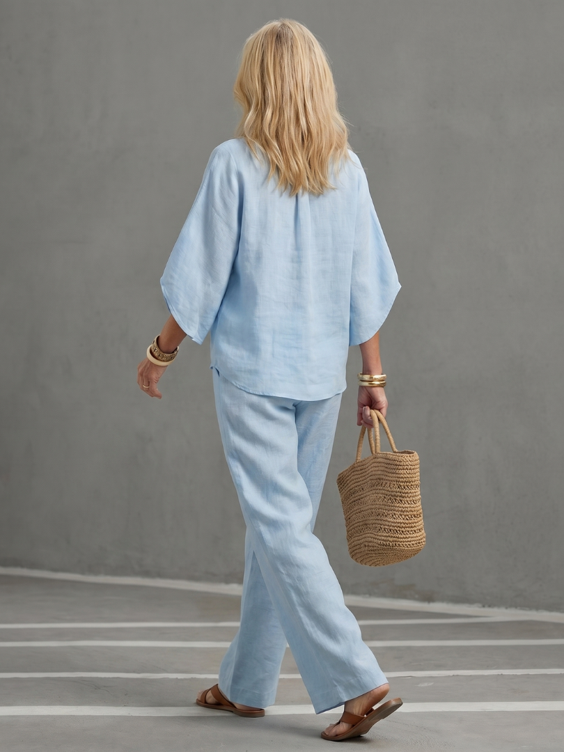 Sienna | Button Front Tunic Set