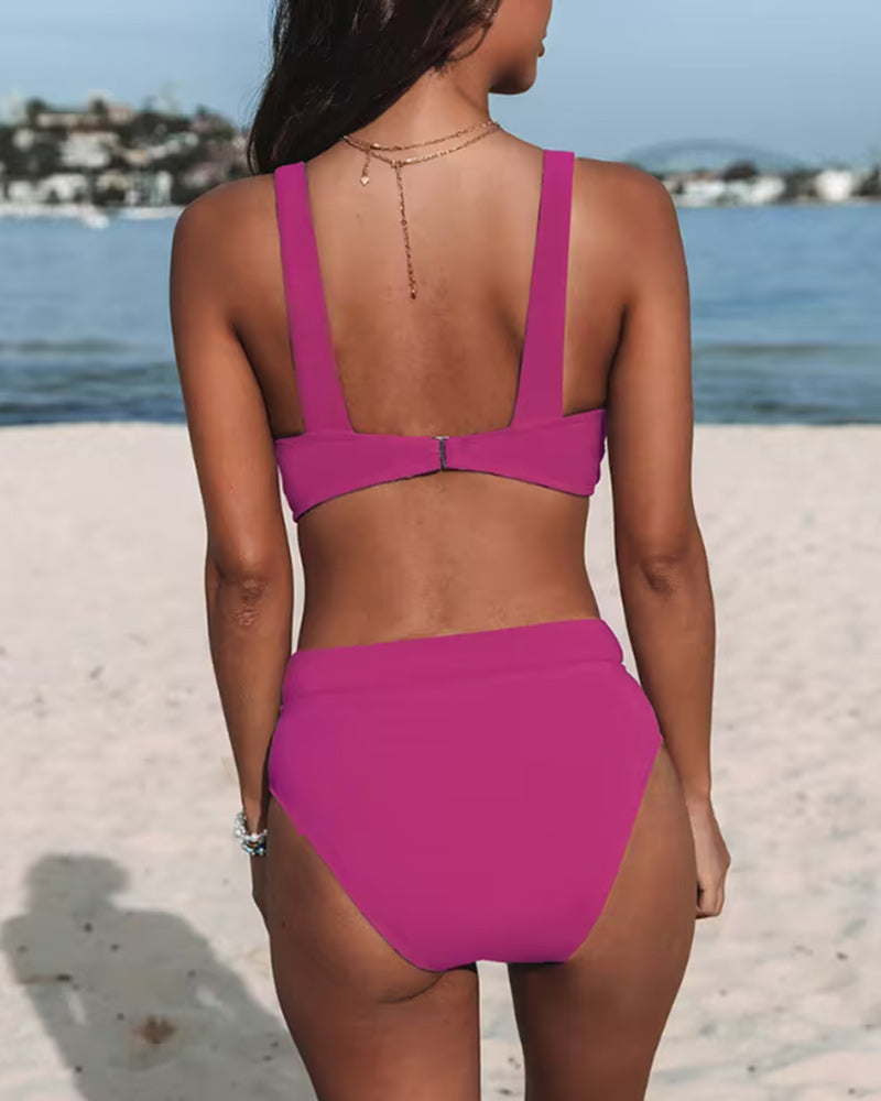 Olivia | High Waist Swimsuit