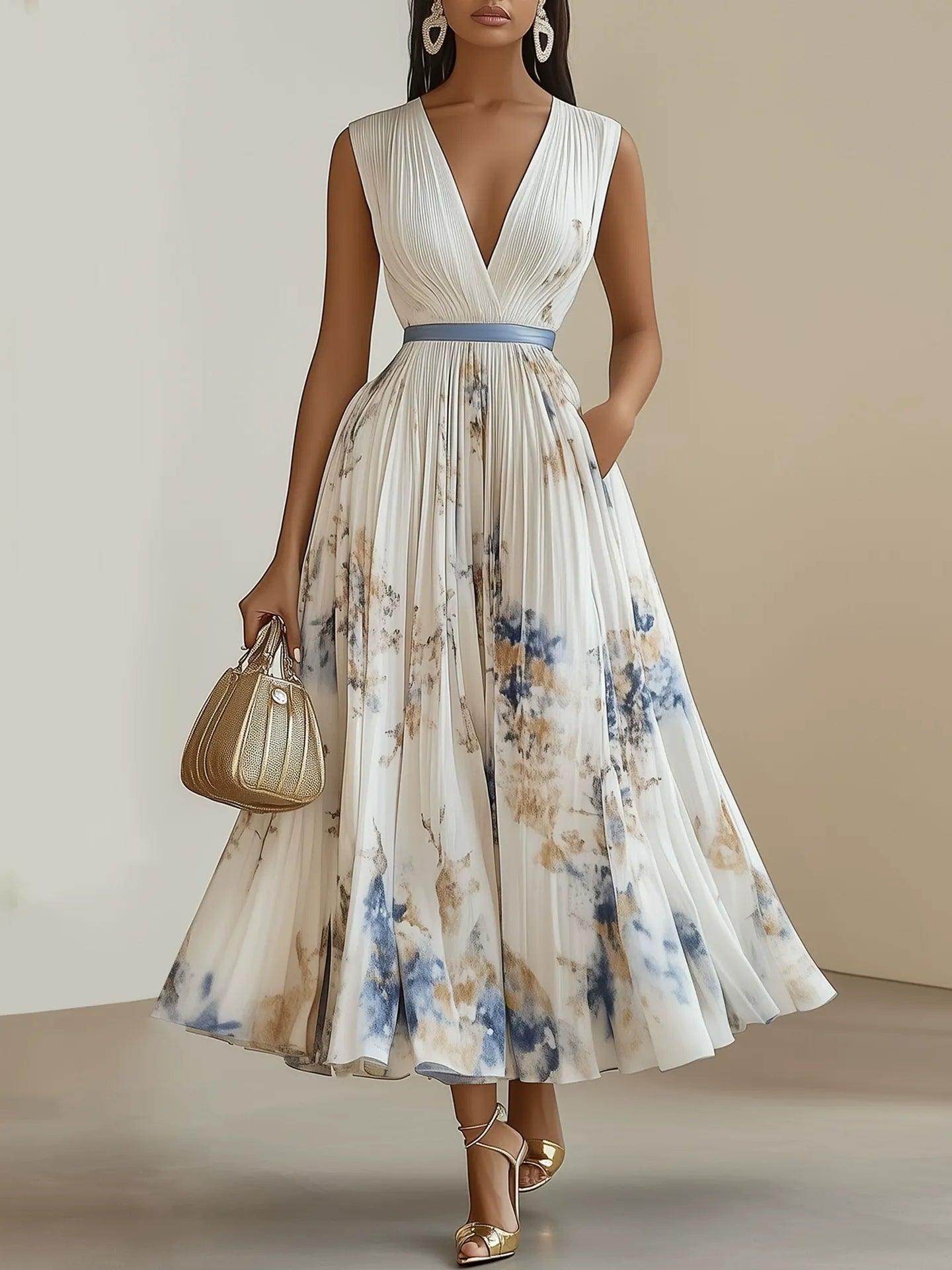 M&H | Pleated Midi Dress