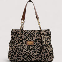 Greyhound – Leopard Canvas Shopping Bag