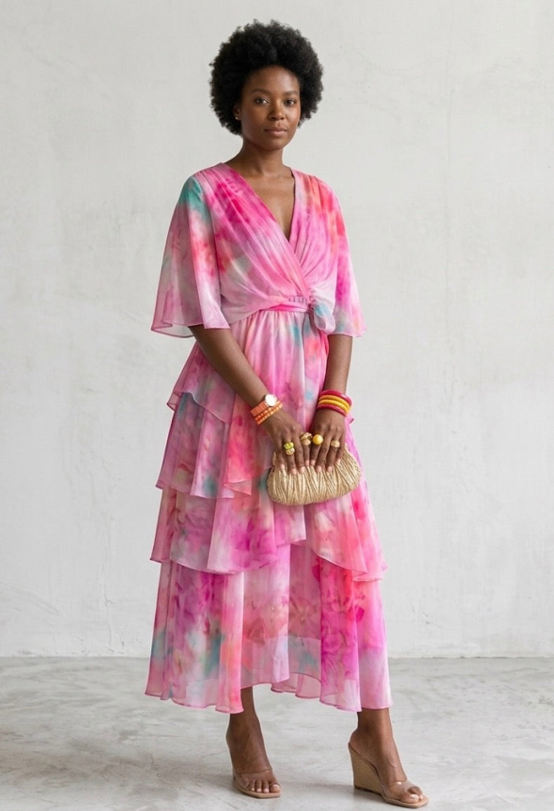 Naomi | Layered Floral Sundress