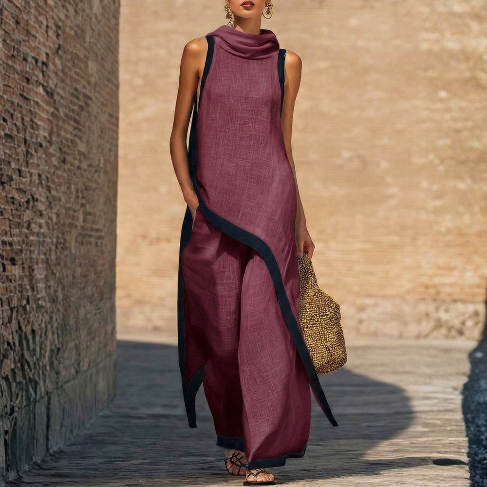 LEONORA | ELEGANT LINEN JUMPSUIT