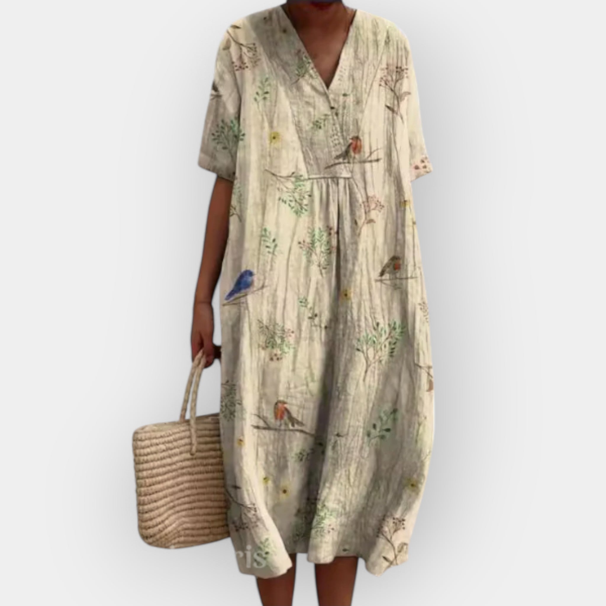 Monica | Floral Breathable Cotton Sundress