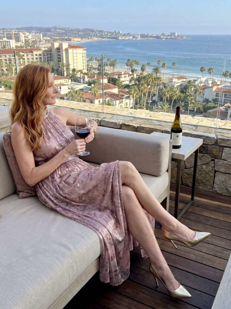 Textured Sleeveless Midi Dress