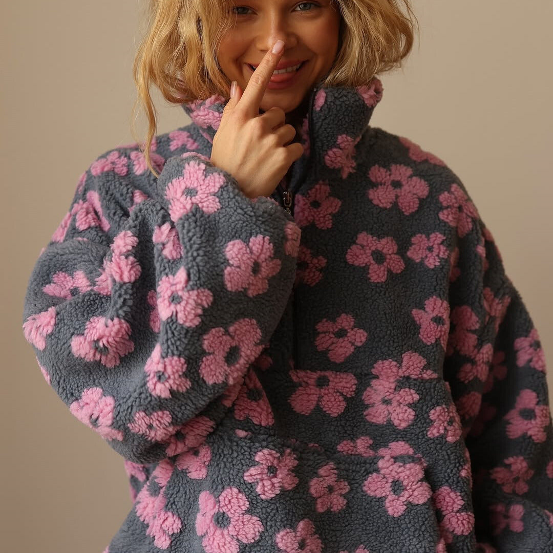 Maya | Relaxed-Fit Quarter-Zip Sweater