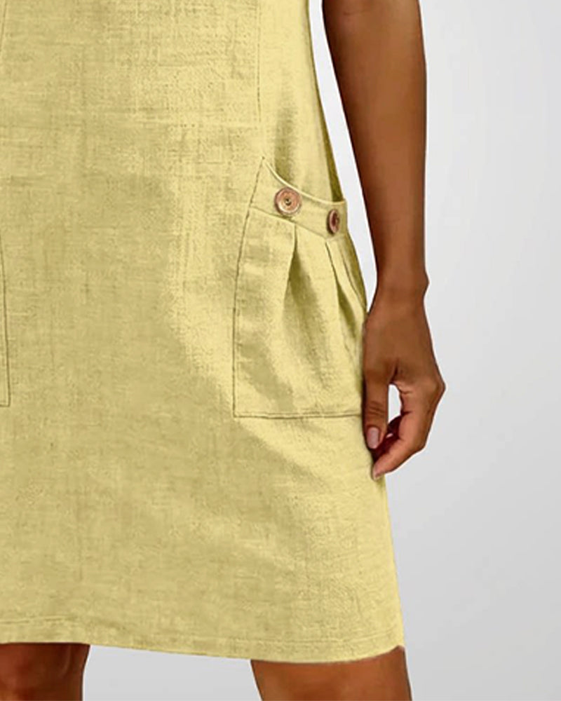Scarlett | Cotton-Linen Dress