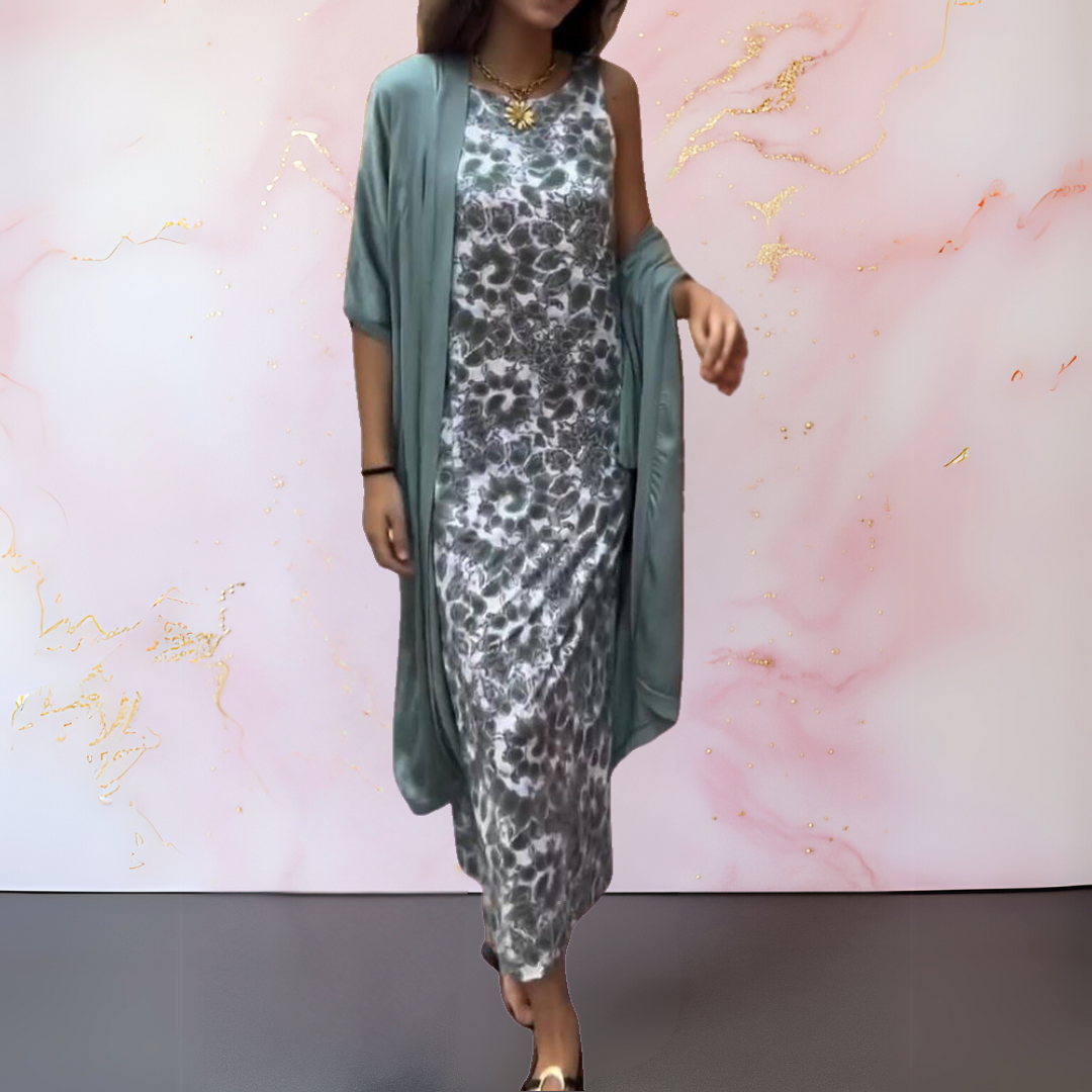 Melanie™ | Elegant Dress with Cardigan
