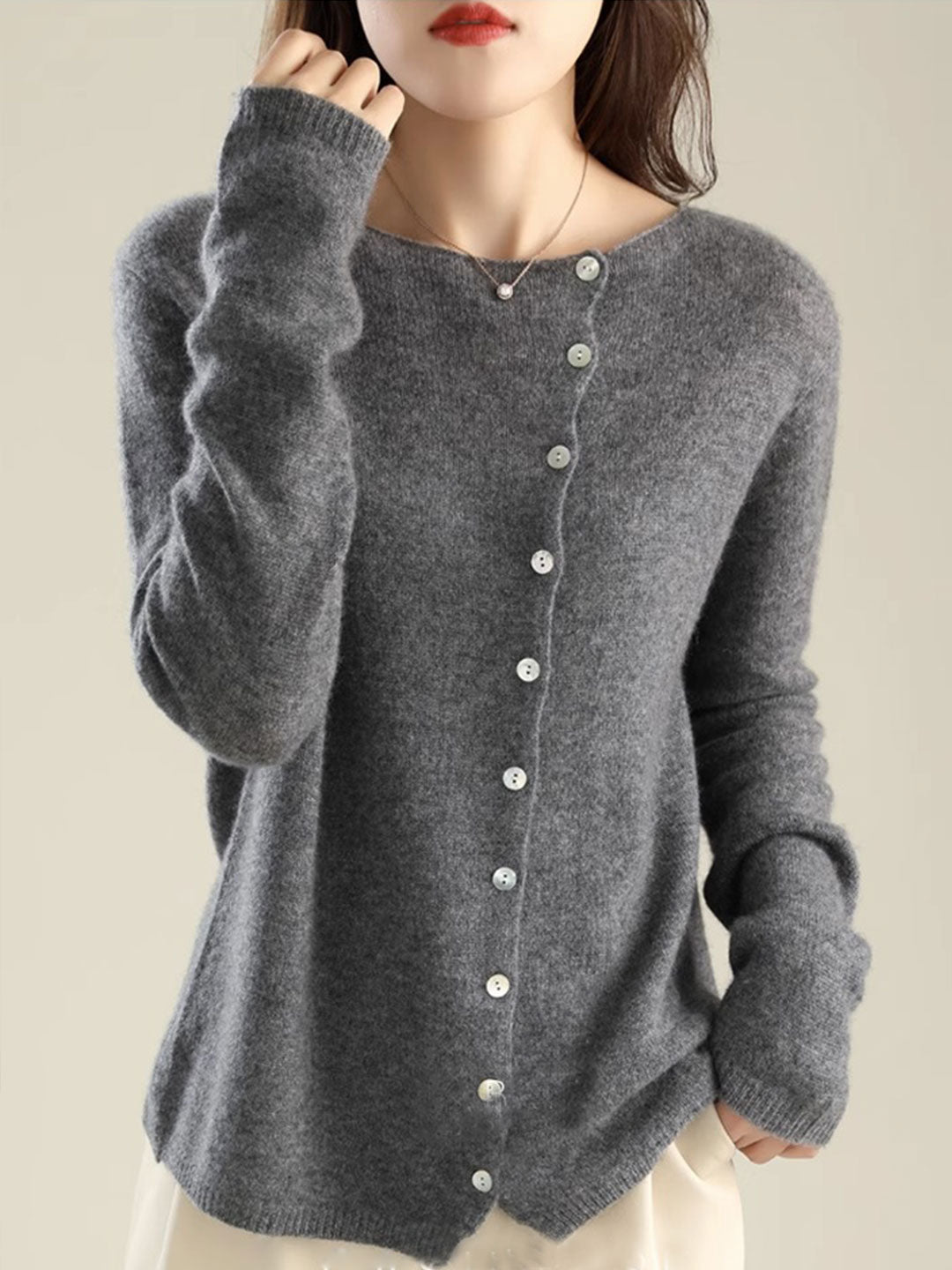 Imani | Button-Front Cardigan
