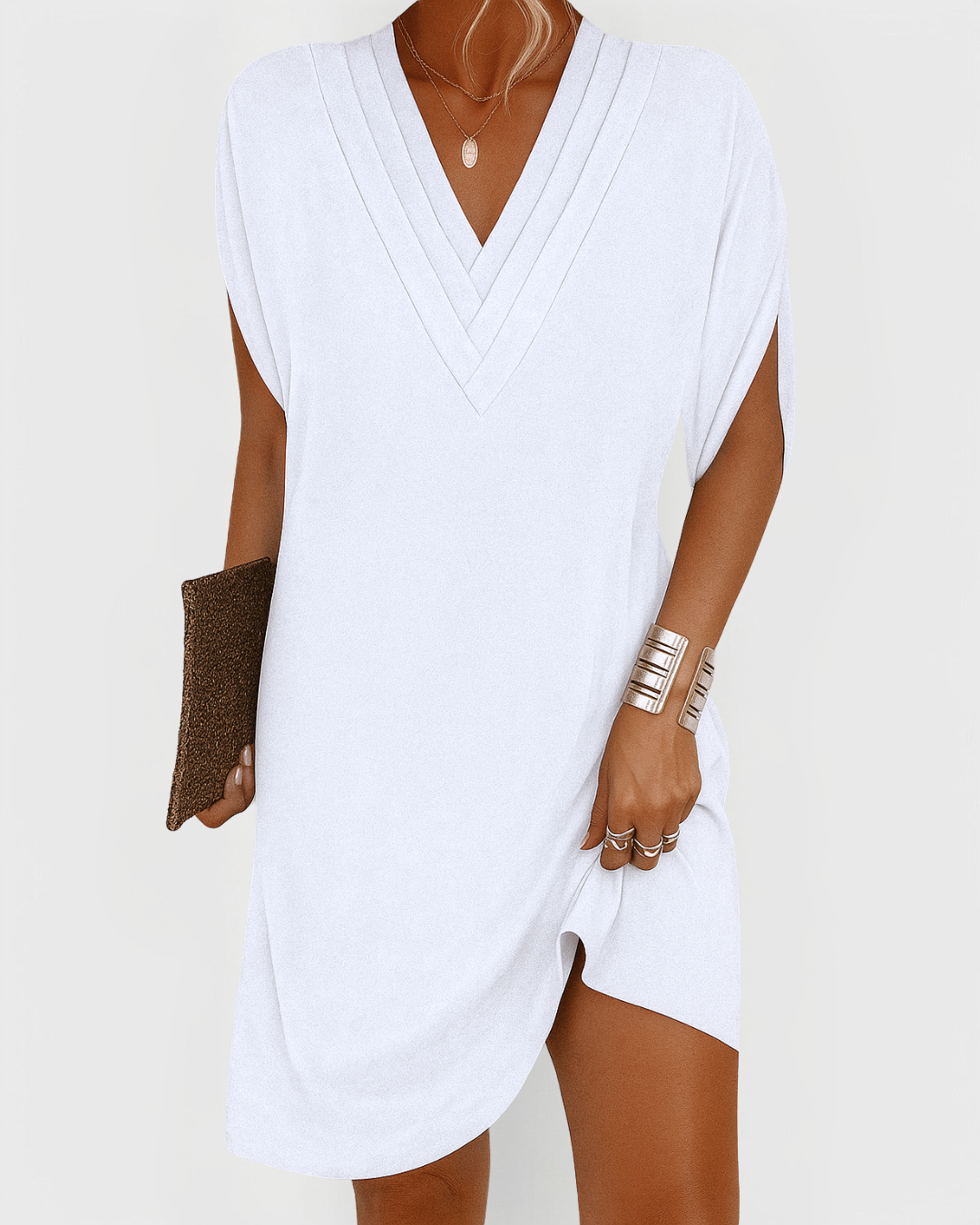 M&H | V-Neck Dress