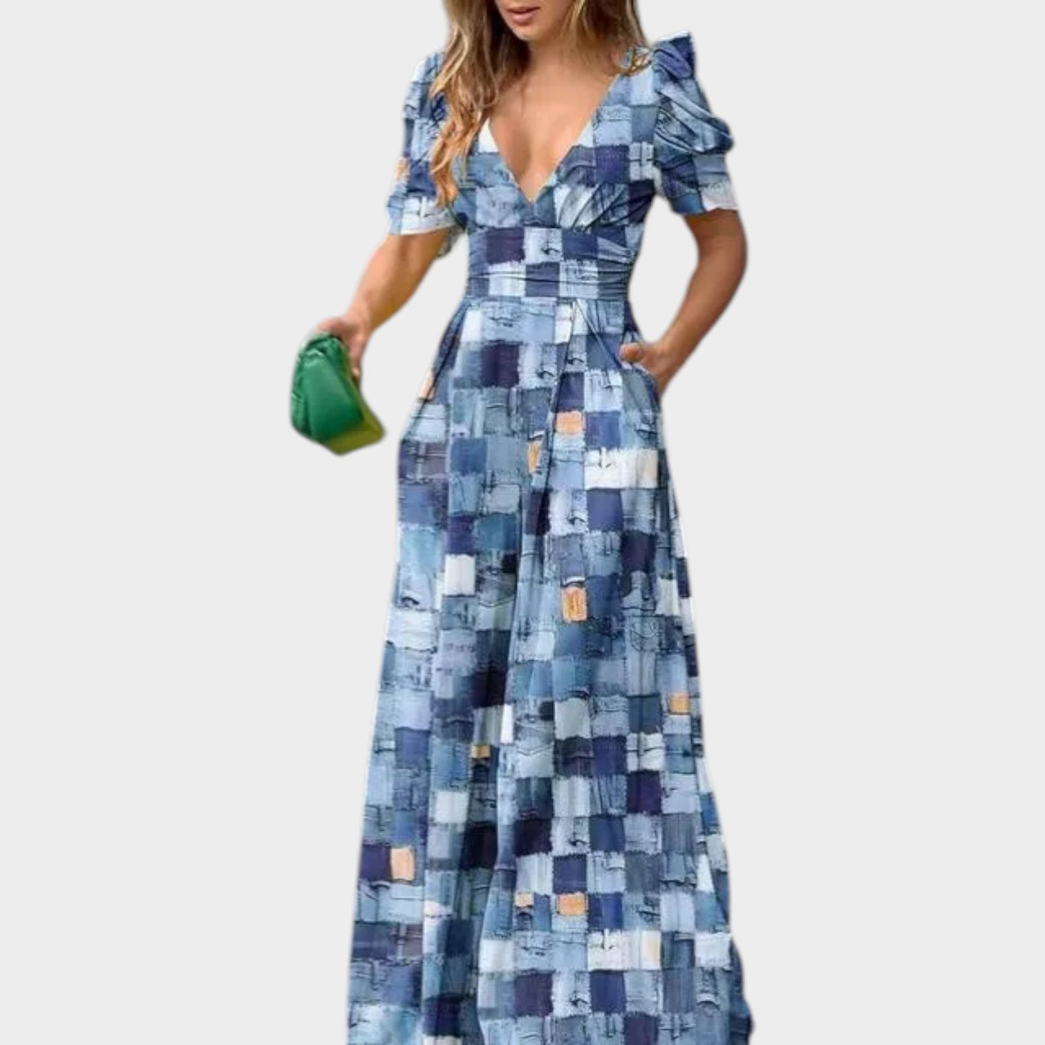 Sienna | Abstract Print Maxi Dress