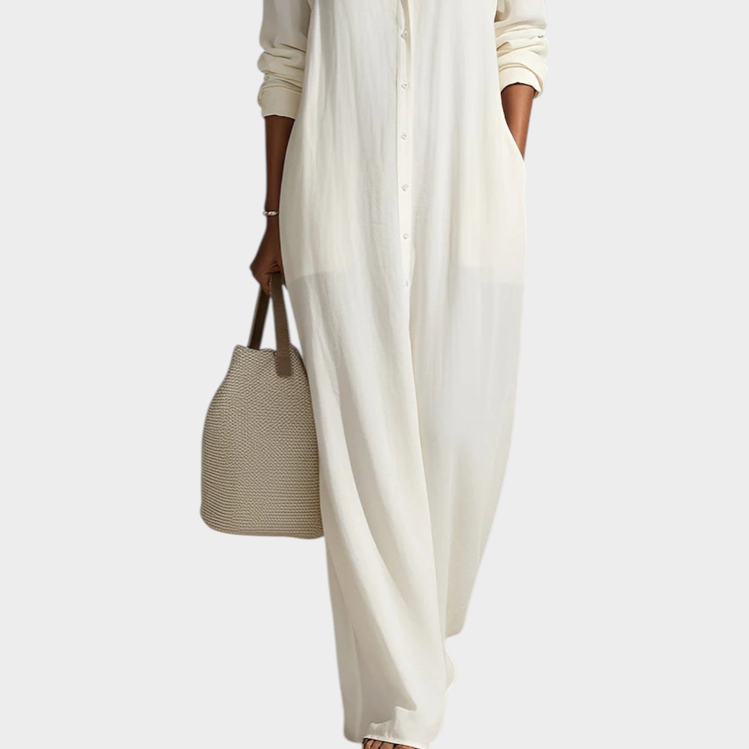 Camila | Maxi Shirt Dress, Relaxed Silhouette