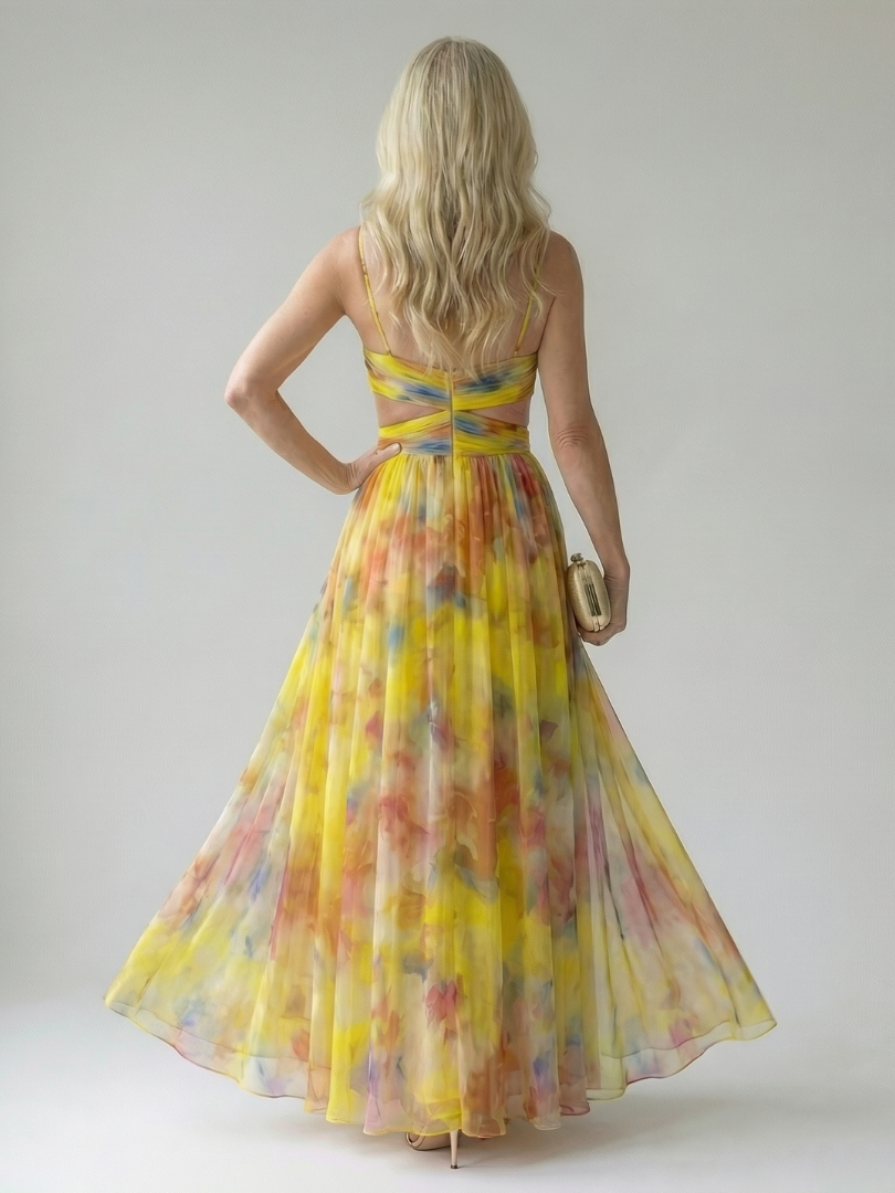 Maya | Sleeveless Wrap Maxi Dress