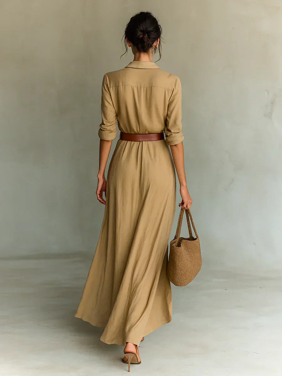 M&H | Belted Maxi Dress