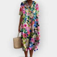 Monica | Floral Breathable Cotton Sundress