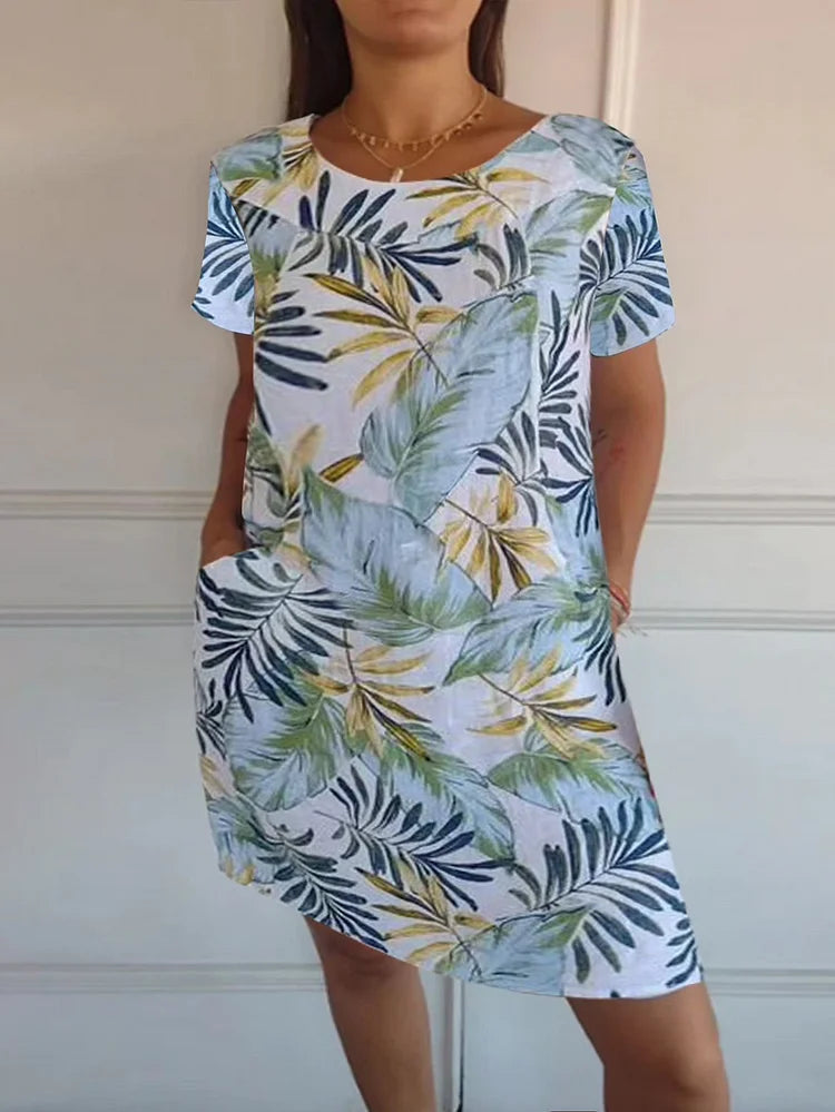 Maya | Cotton-Linen Blend Dress