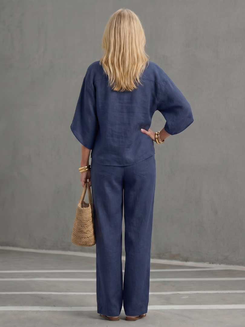 Sienna | Button Front Tunic Set