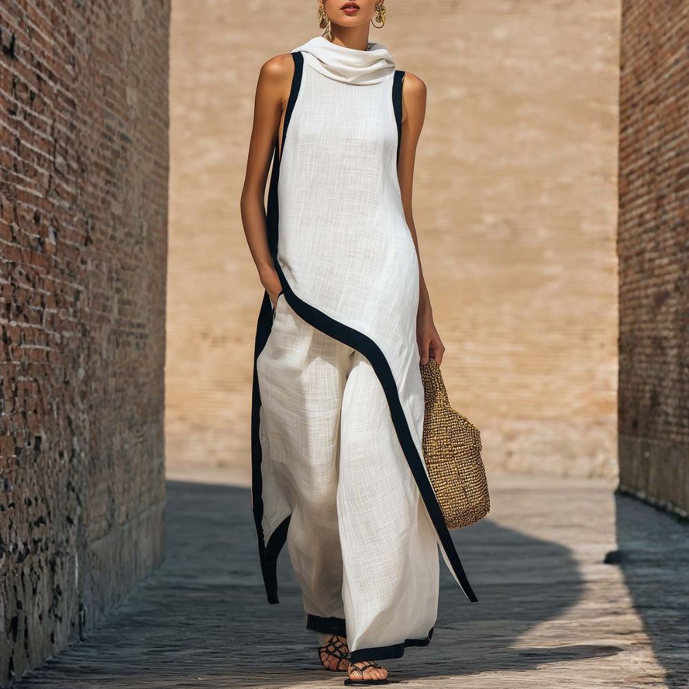 LEONORA | ELEGANT LINEN JUMPSUIT