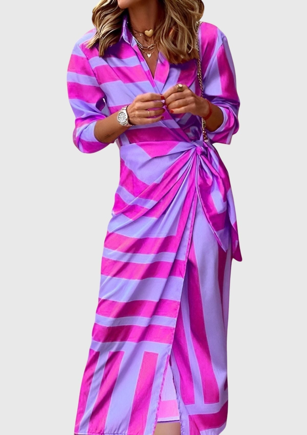 Harper | Printed Wrap Dress
