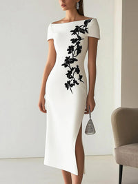 M&H | Floral Print Midi Dress