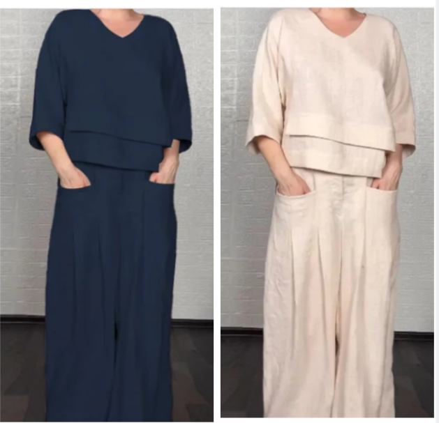 PAOLA | WIDE MINIMALIST TWO-PIECE SET