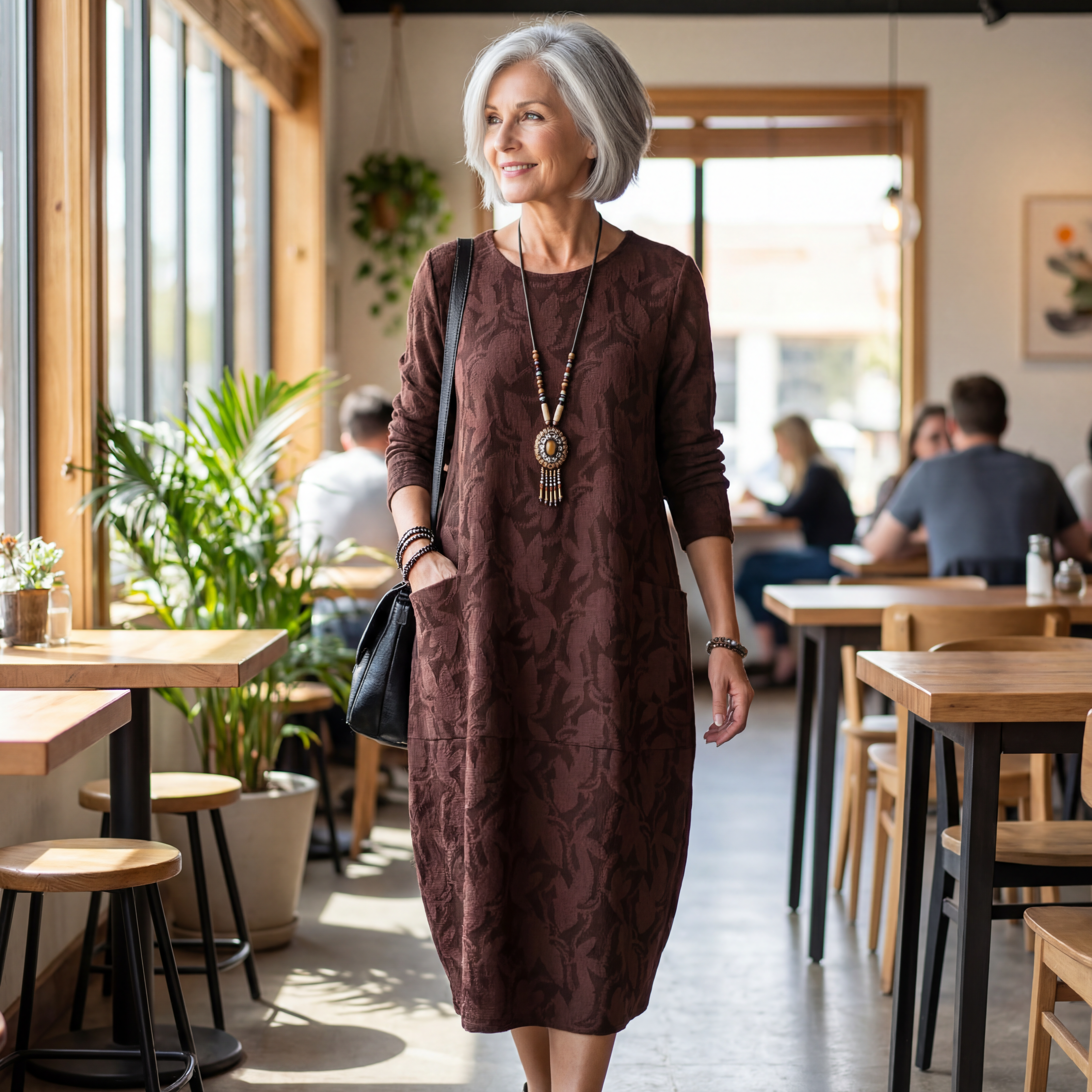 Long-Sleeve Winter Dress