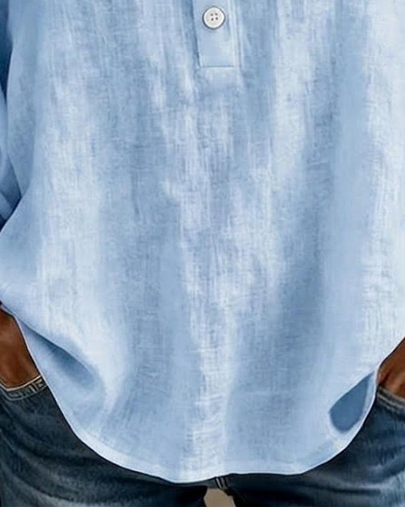 Lydia | Cotton-Linen Blouse