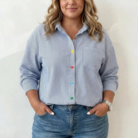 Elizabeth | Casual Striped Shirt