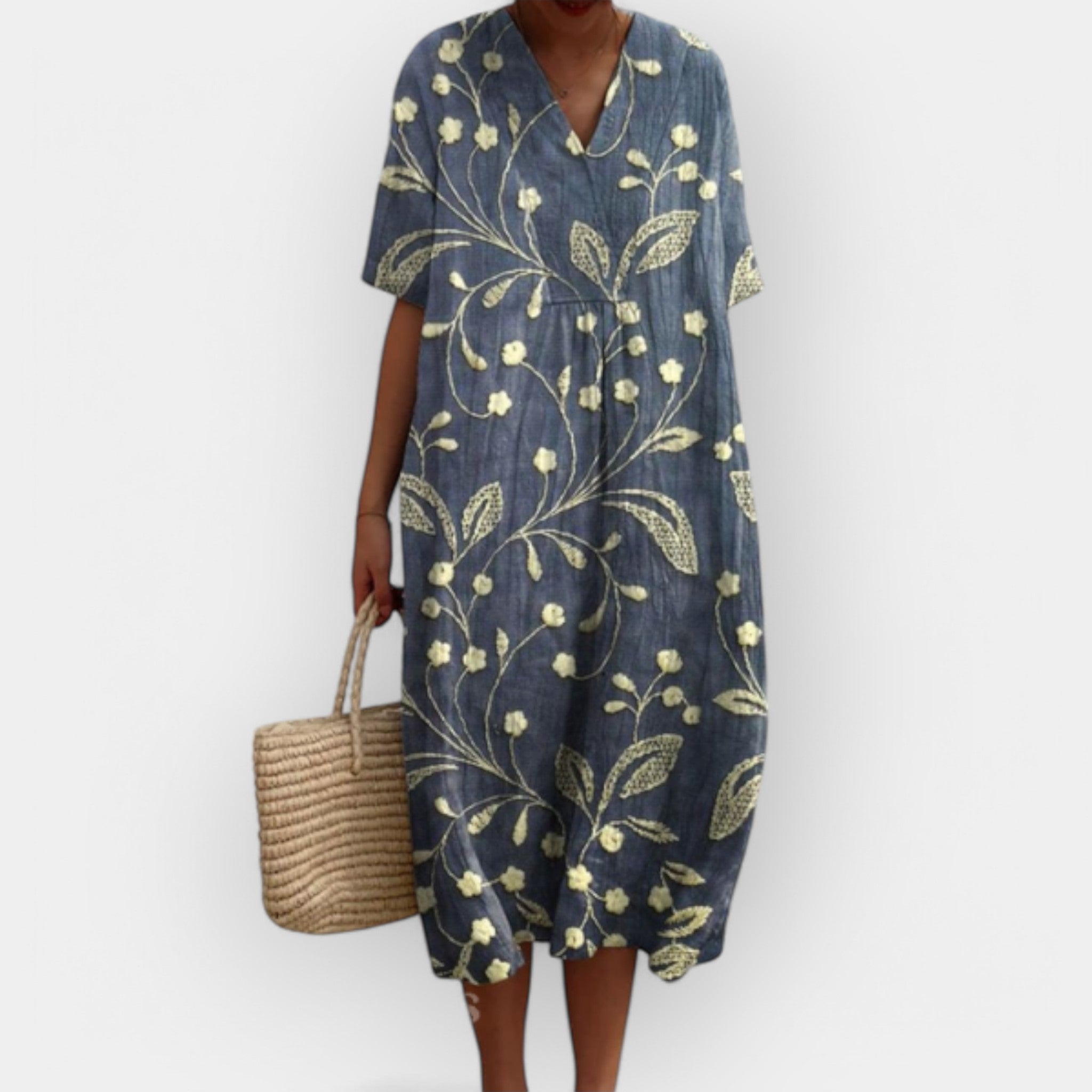 Monica | Floral Breathable Cotton Sundress