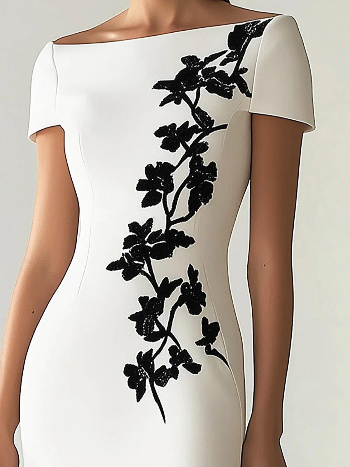 M&H | Floral Print Midi Dress