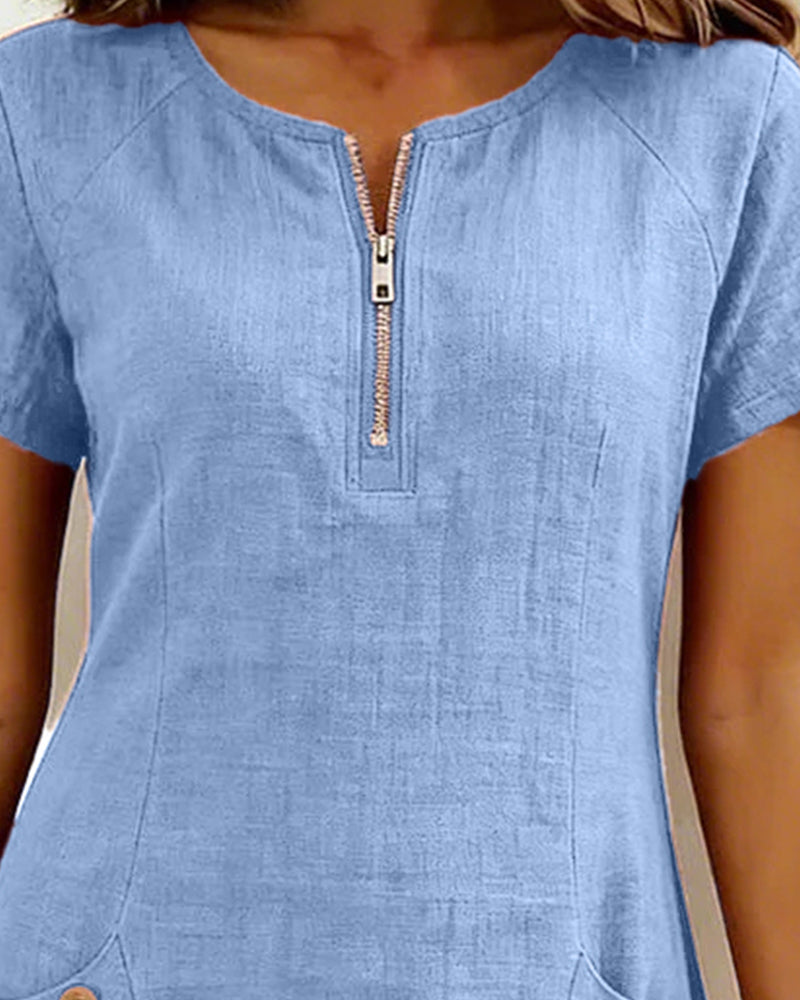 Scarlett | Cotton-Linen Dress