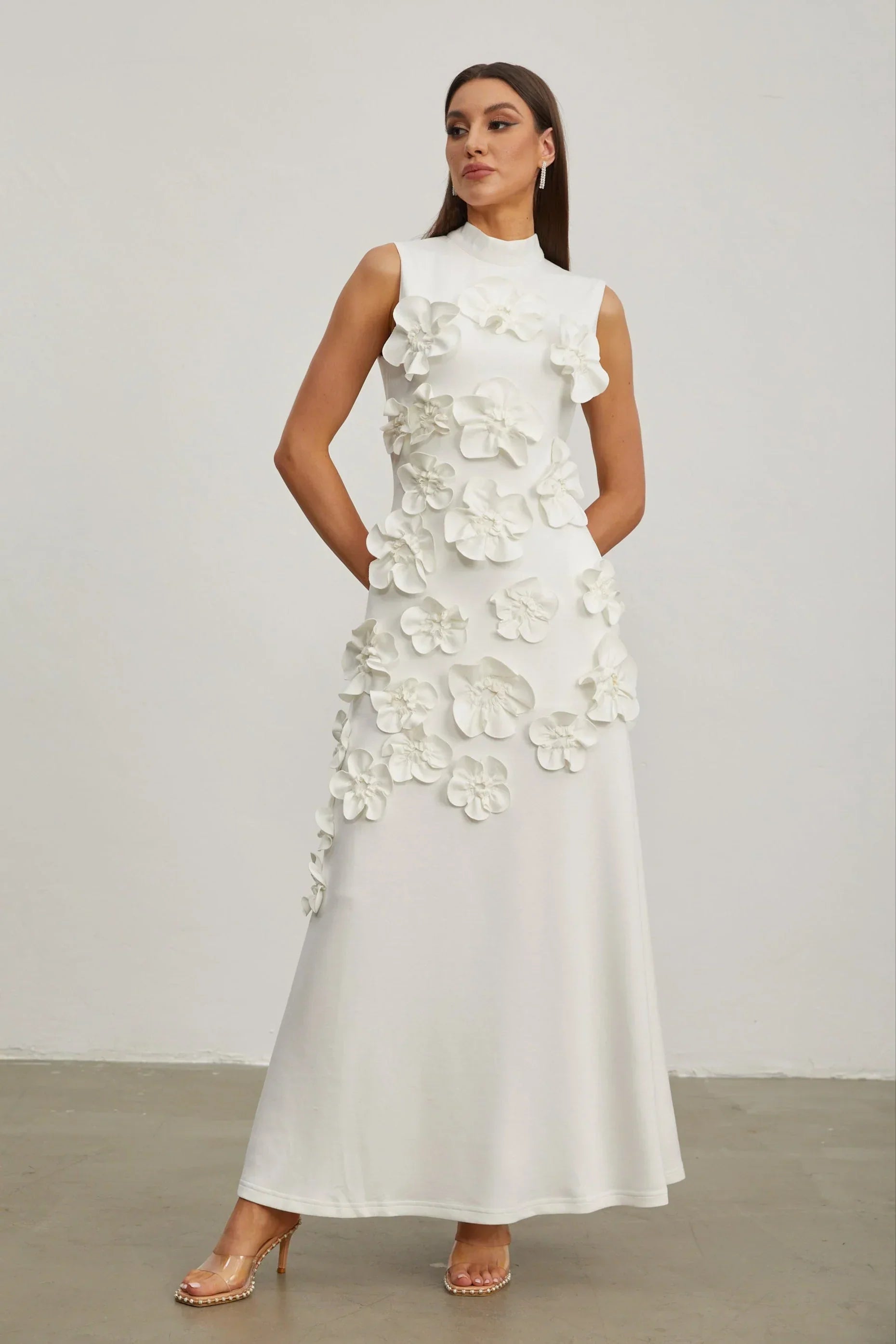 Amara | Embroidered Maxi Dress