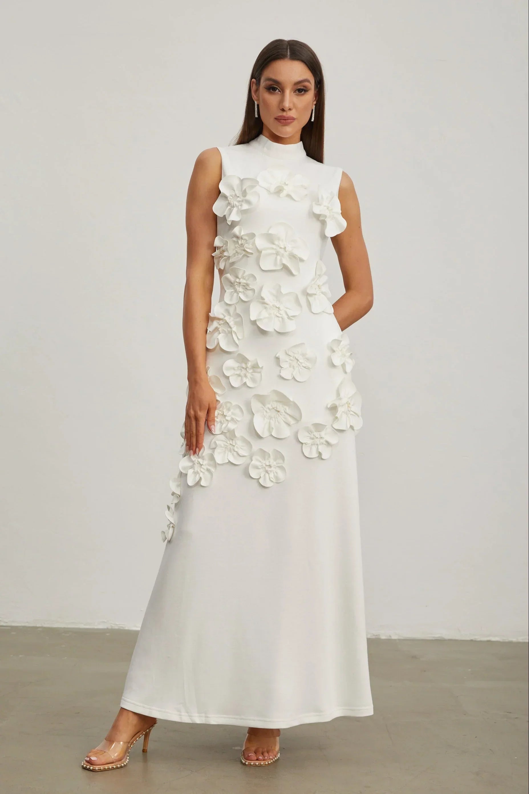 Amara | Embroidered Maxi Dress