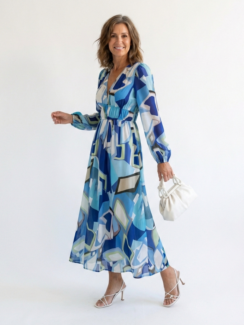 Naomi | Long-Sleeve Maxi Dress