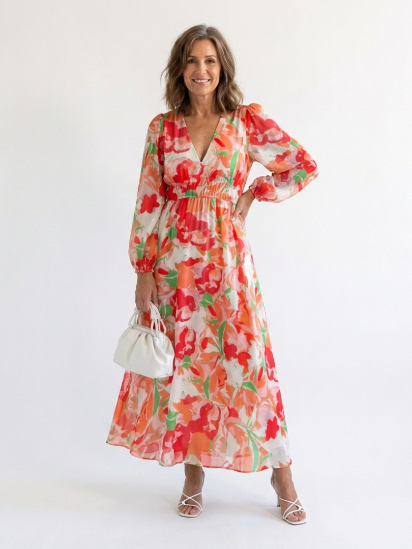 Naomi | Long-Sleeve Maxi Dress