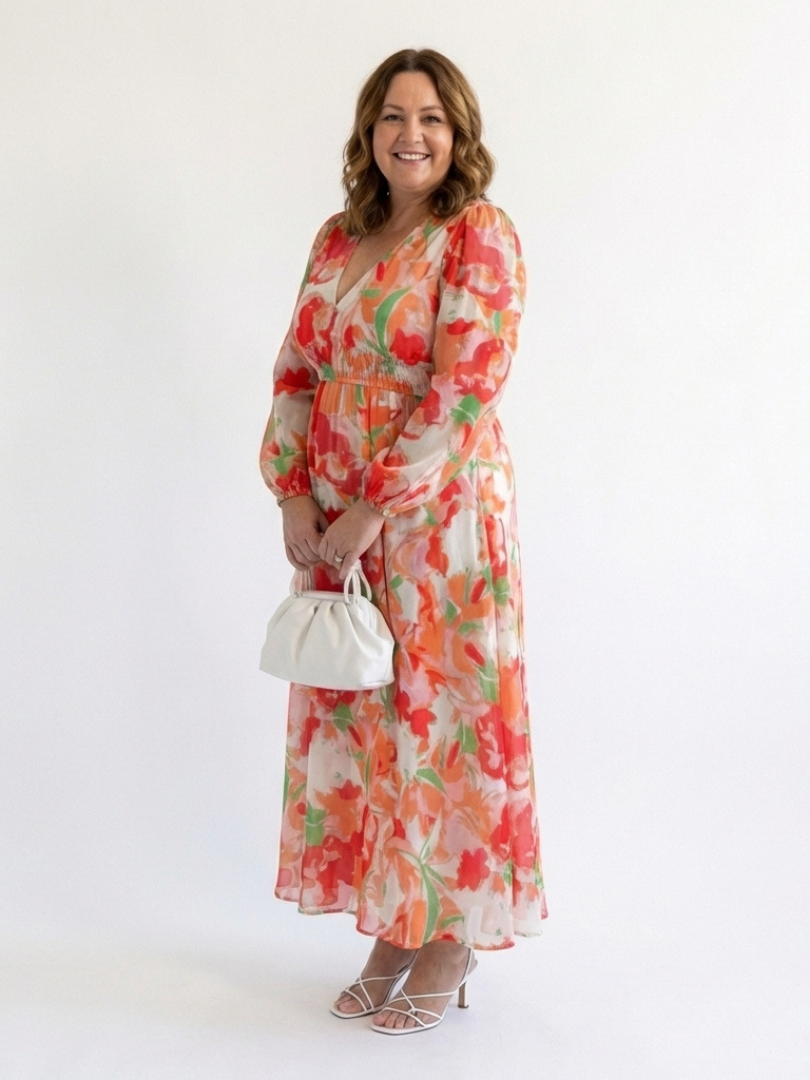 Naomi | Long-Sleeve Maxi Dress