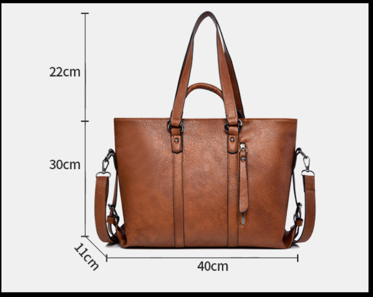 Olivia - Large Leather Bag