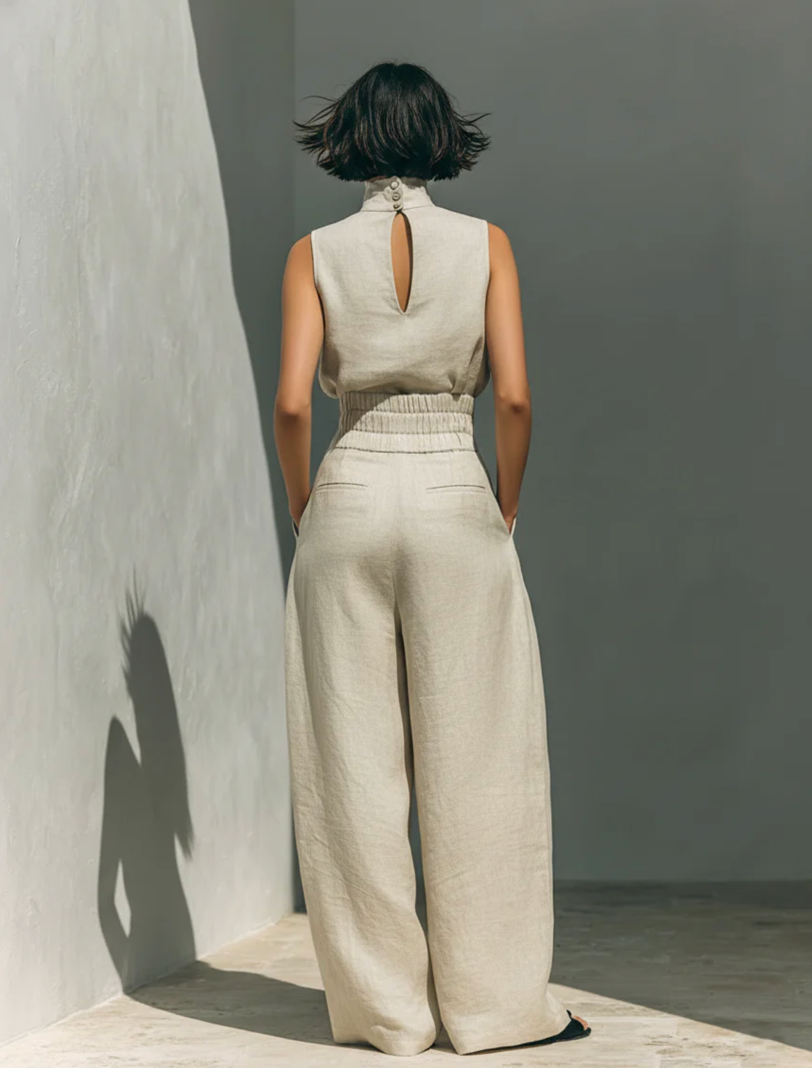 Harper | Two-Piece Cotton-Linen Set