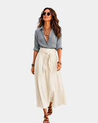 Denise | Midi Skirt + Free Shirt