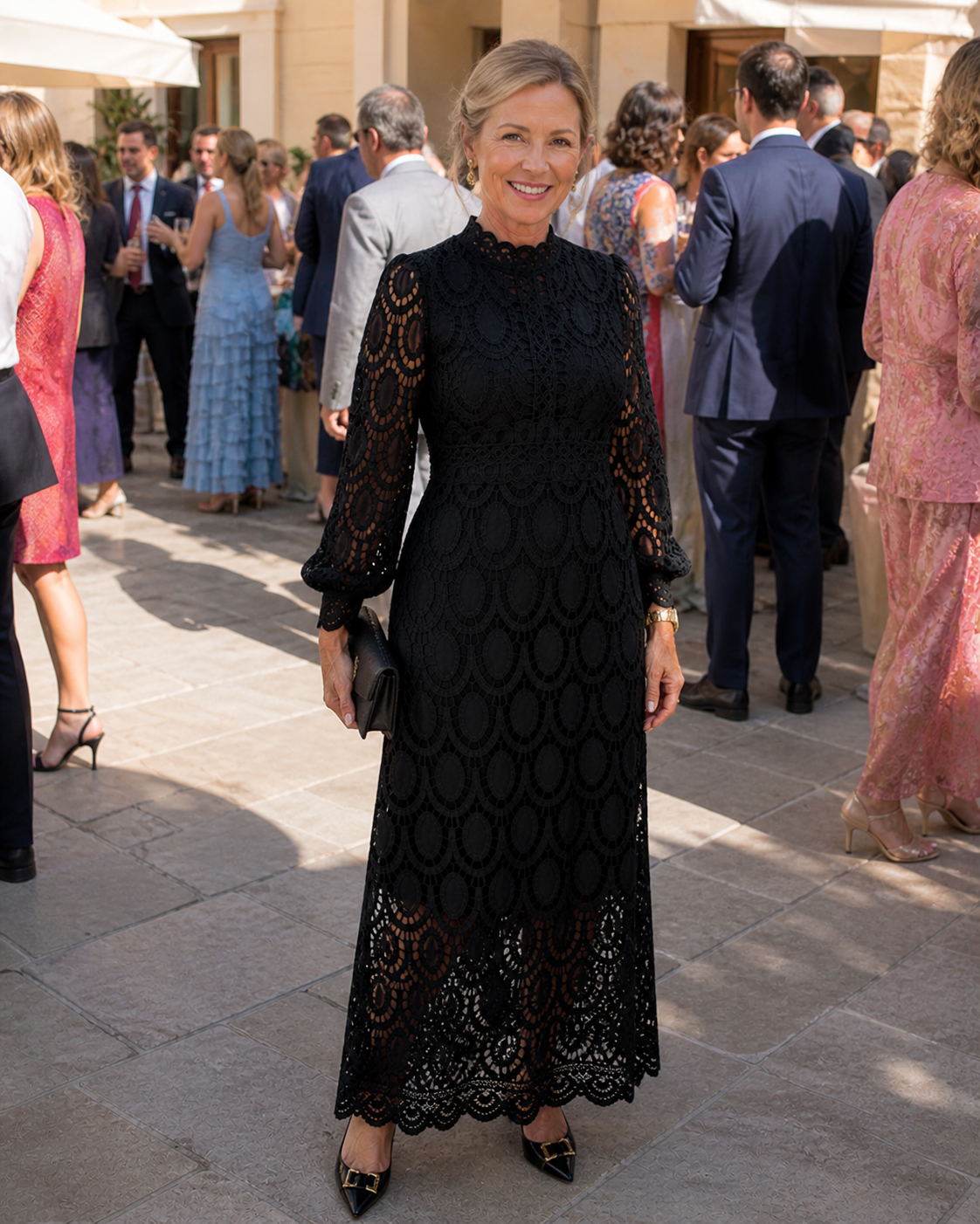 Bianca | Lace Midi Dress